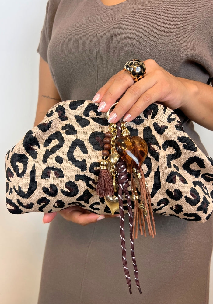 Bolso Animal Print Textil