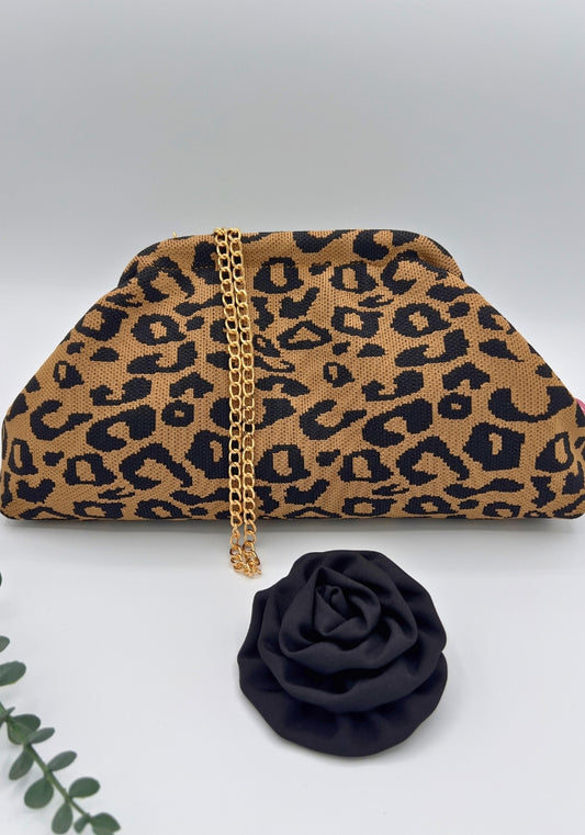 Bolso Animal Print Textil
