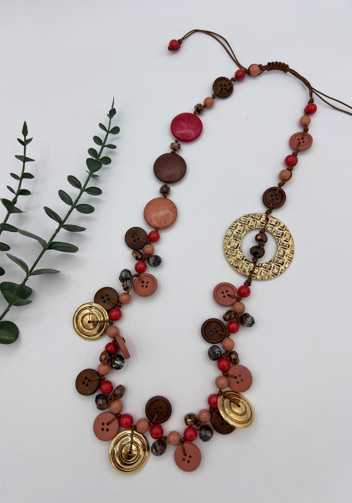 Collar Natura Botón