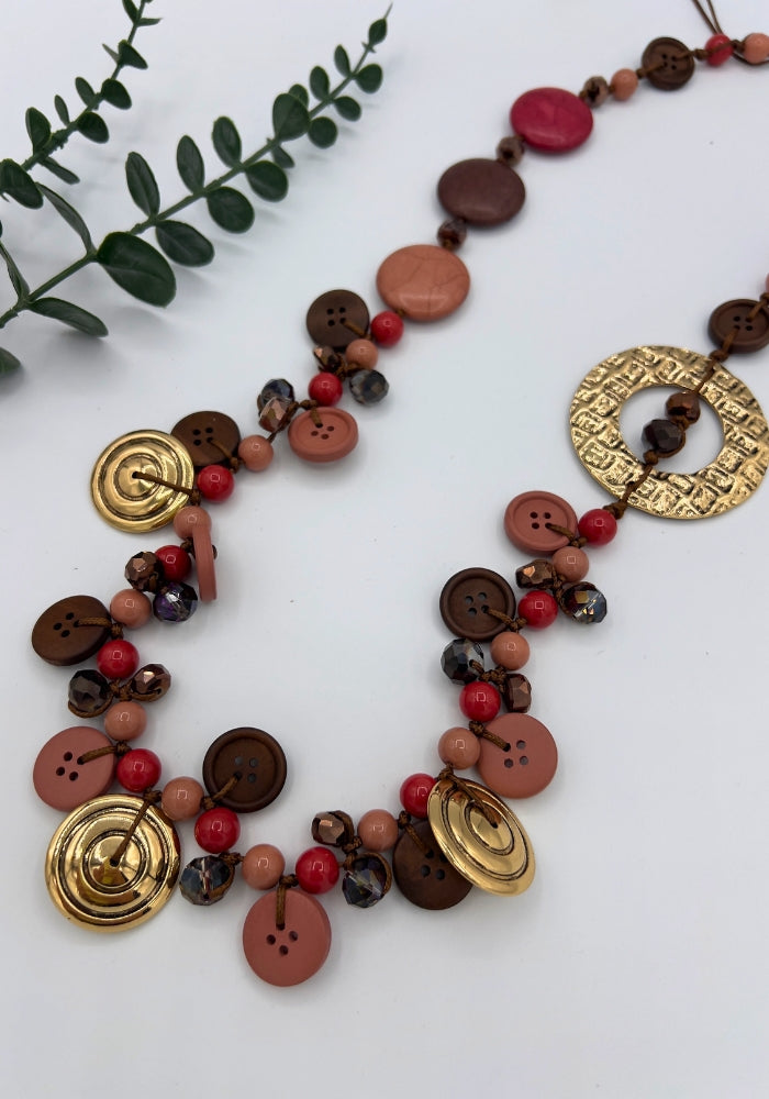 Collar Natura Botón