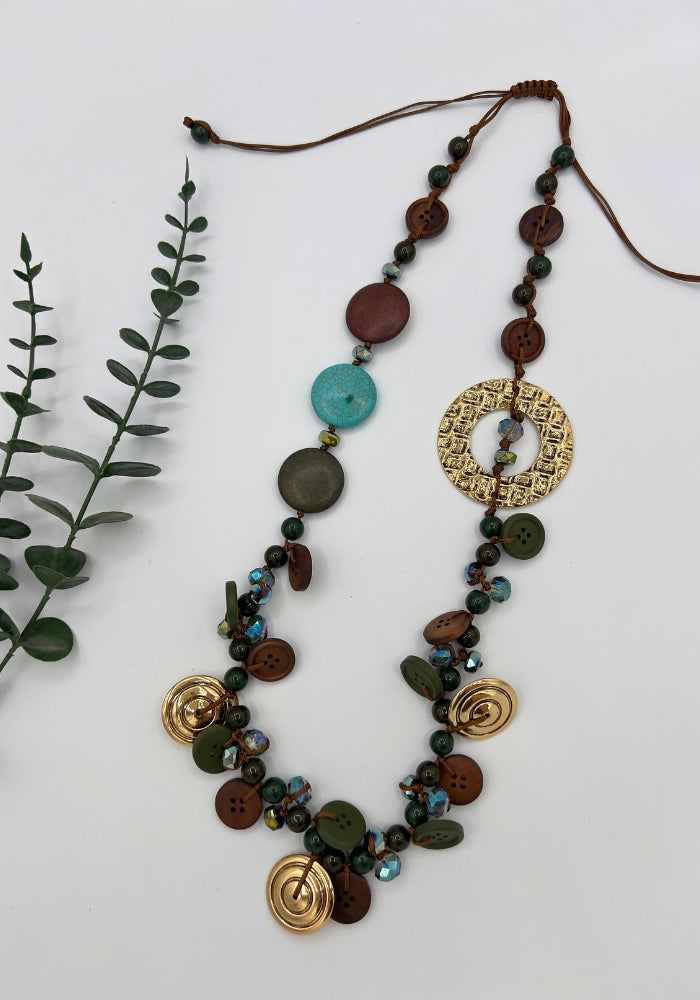 Collar Natura Botón