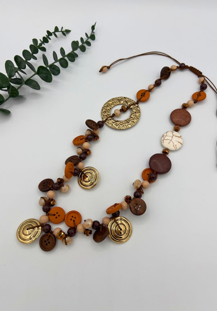 Collar Natura Botón