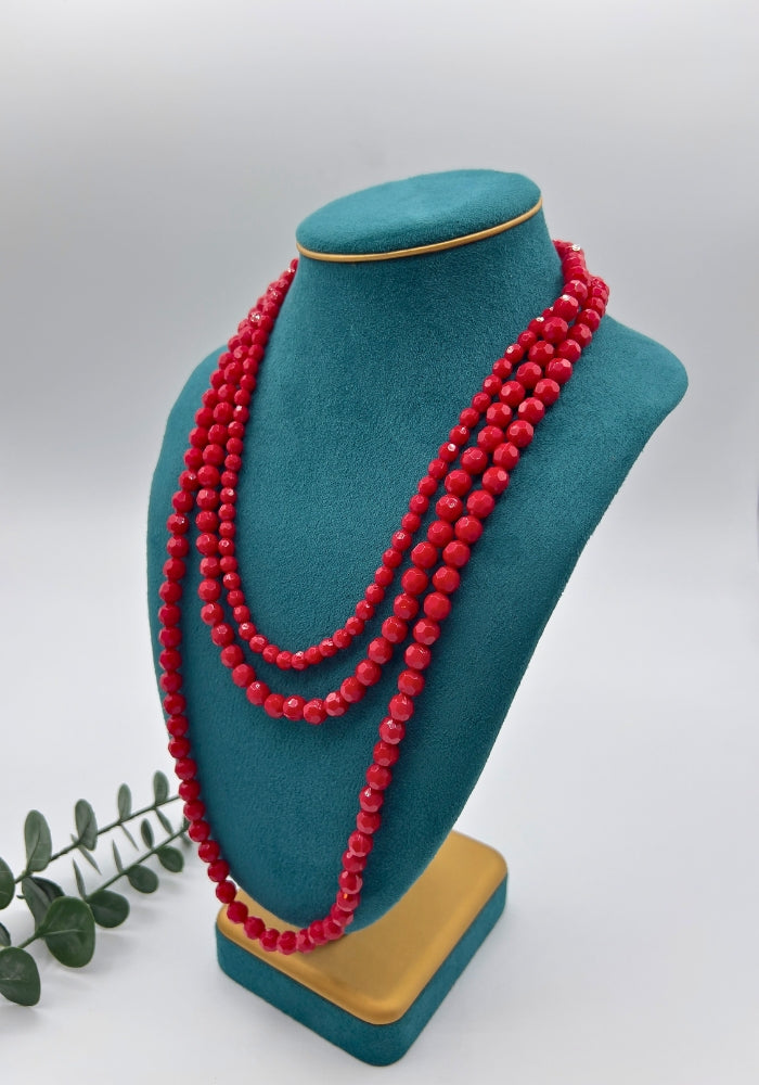 Collar Azabache Red