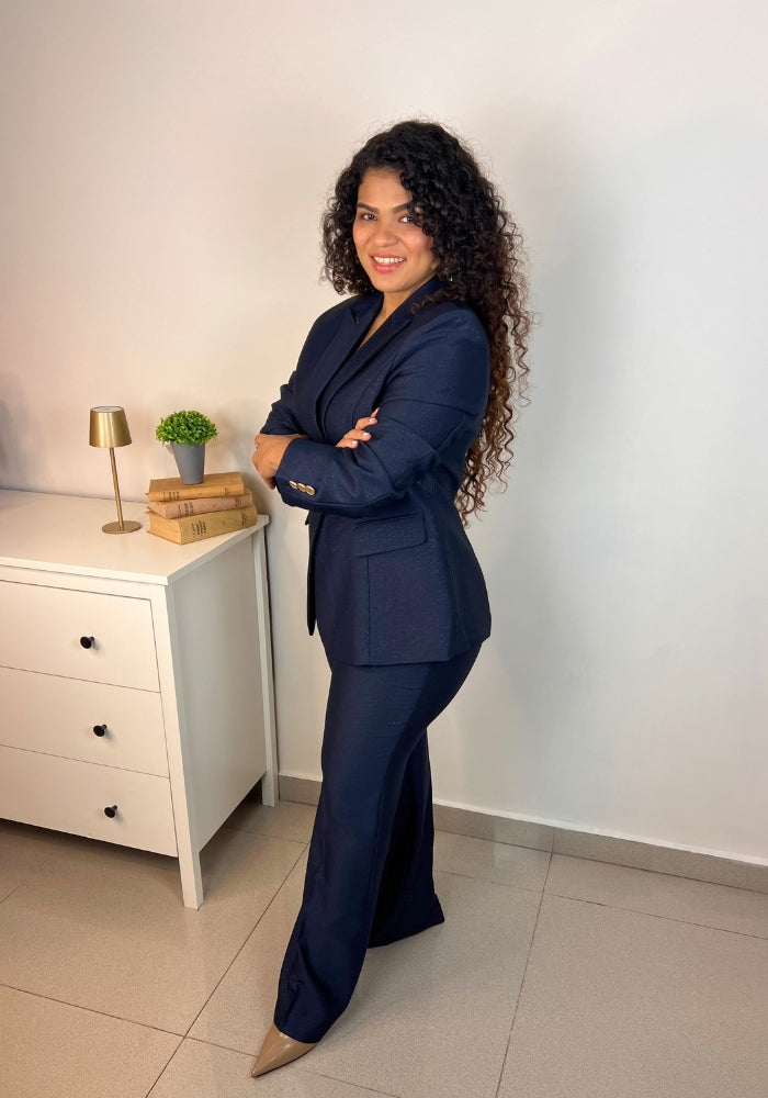 Conjunto Shiny Blazer y Pantalón