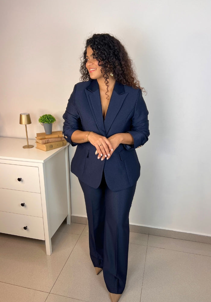 Conjunto Shiny Blazer y Pantalón