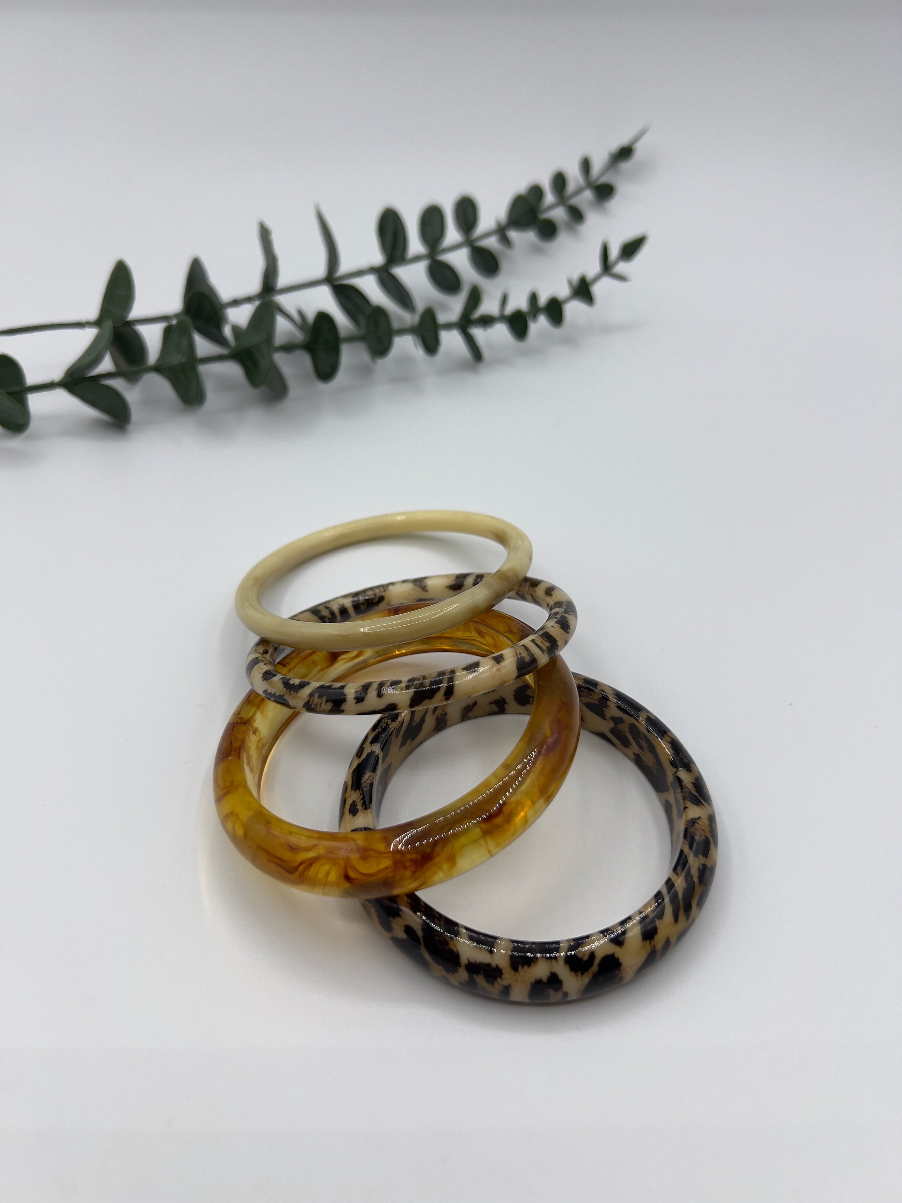Set Pulseras Leopardo