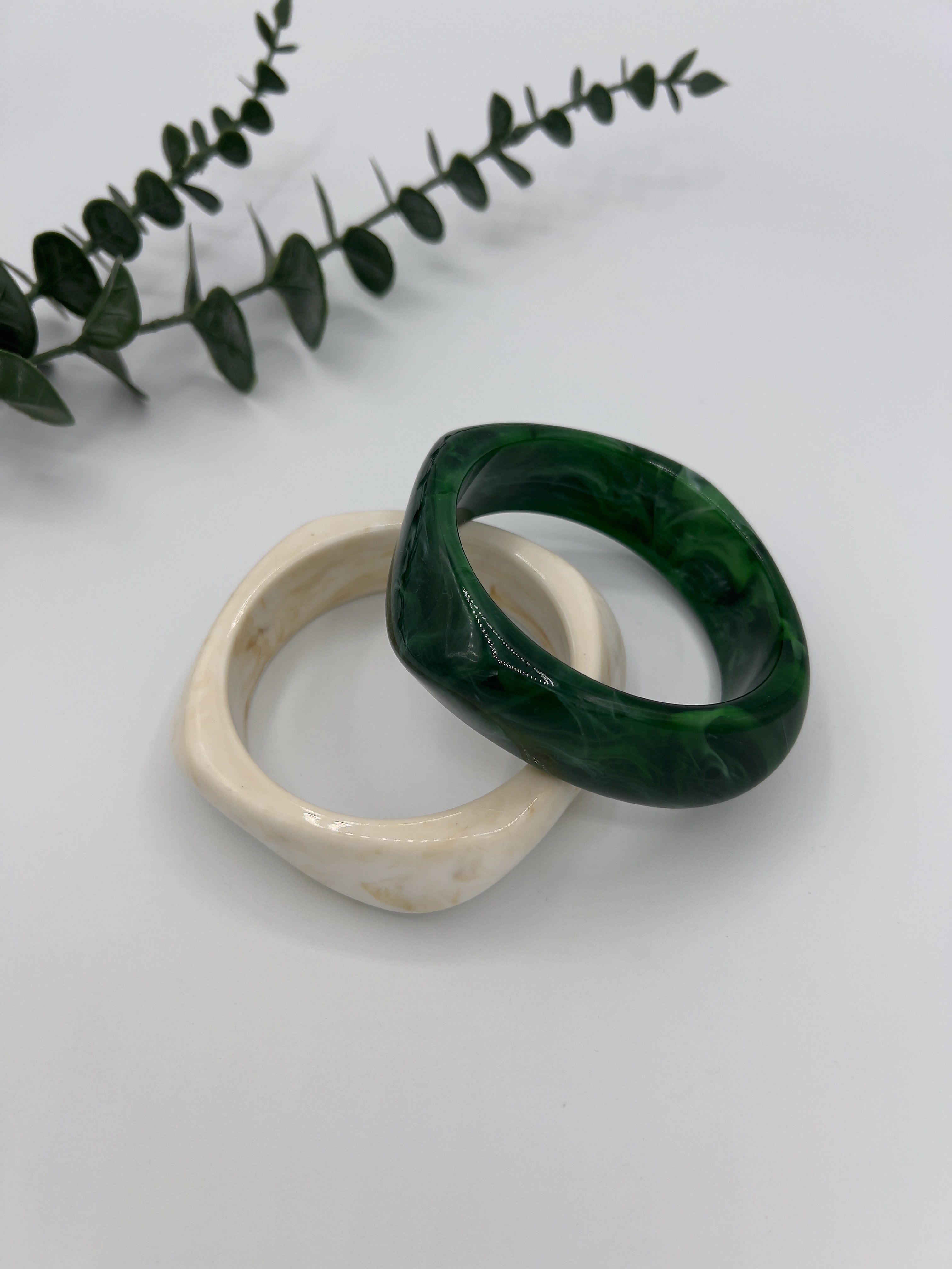 Dúo Pulseras Resina