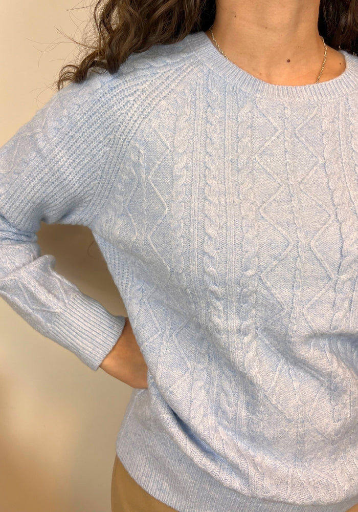 Jersey de Punto Grueso con Ochos