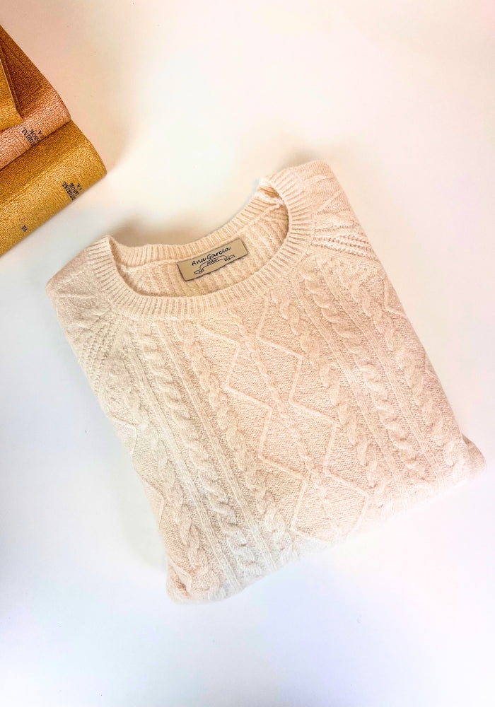 Jersey de Punto Grueso con Ochos