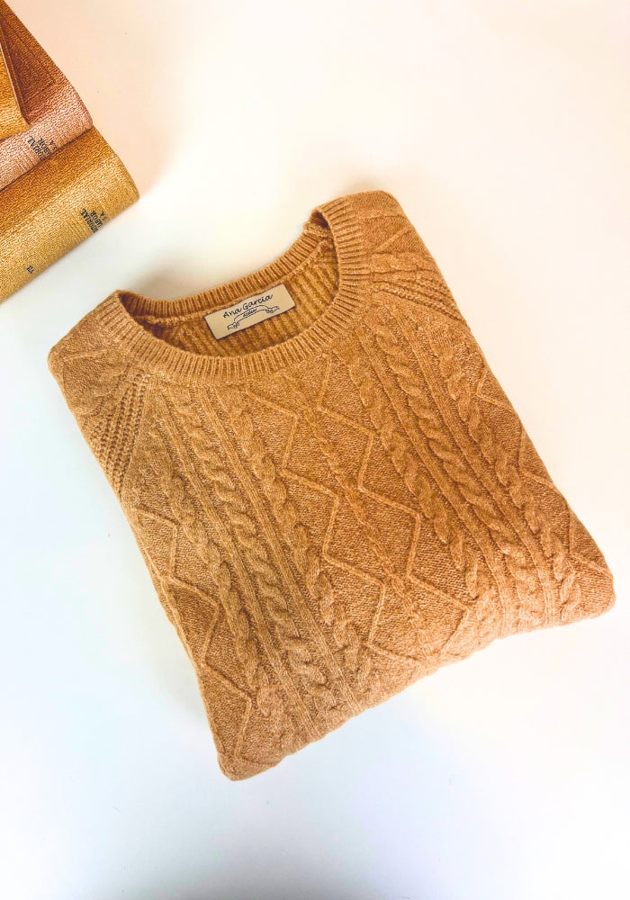 Jersey de Punto Grueso con Ochos