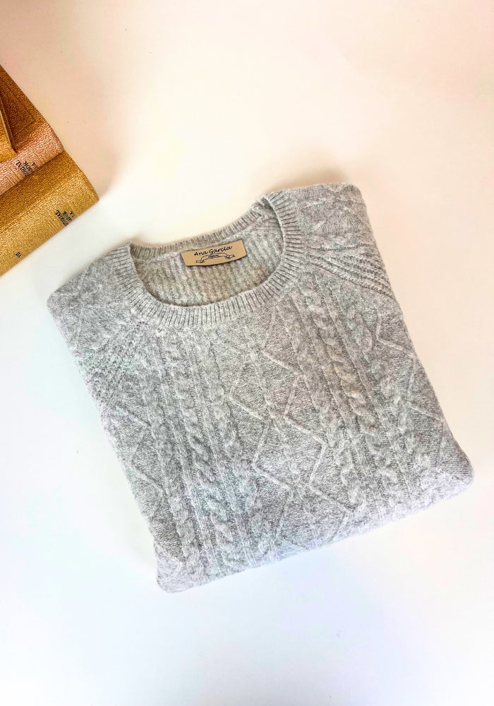 Jersey de Punto Grueso con Ochos