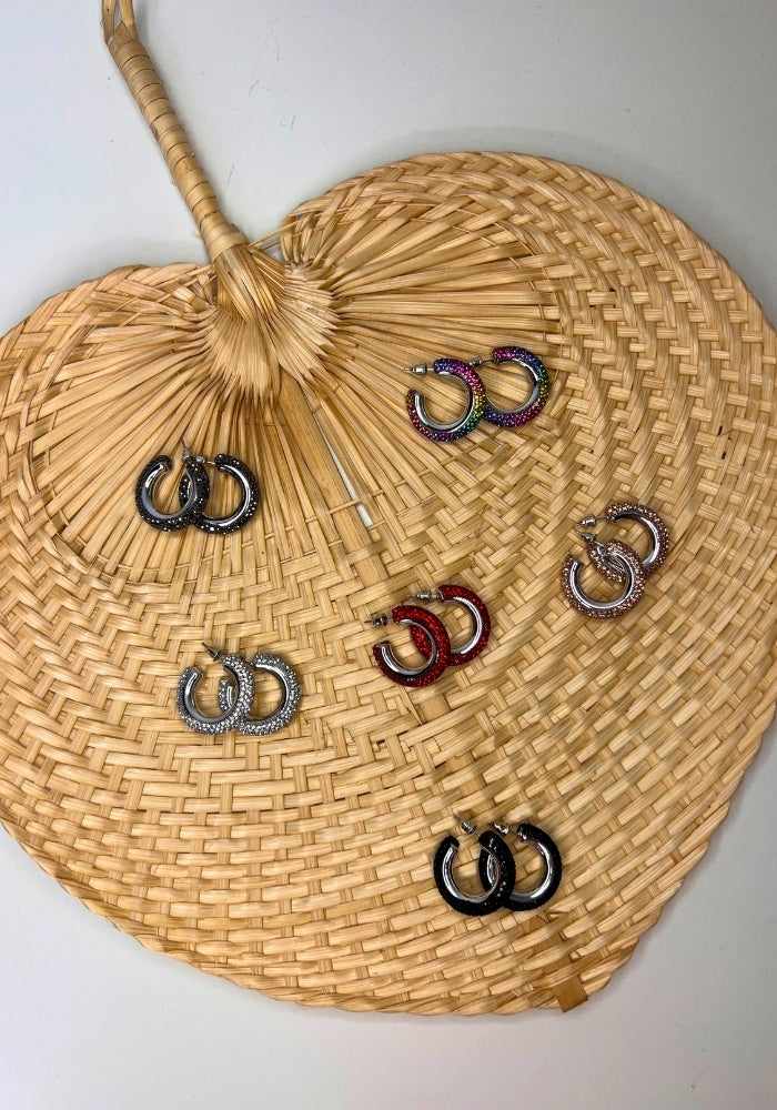 Pendiente Aros Brillos