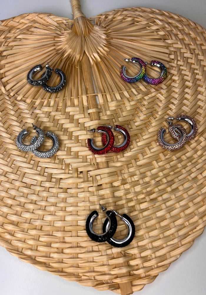 Pendiente Aros Brillos