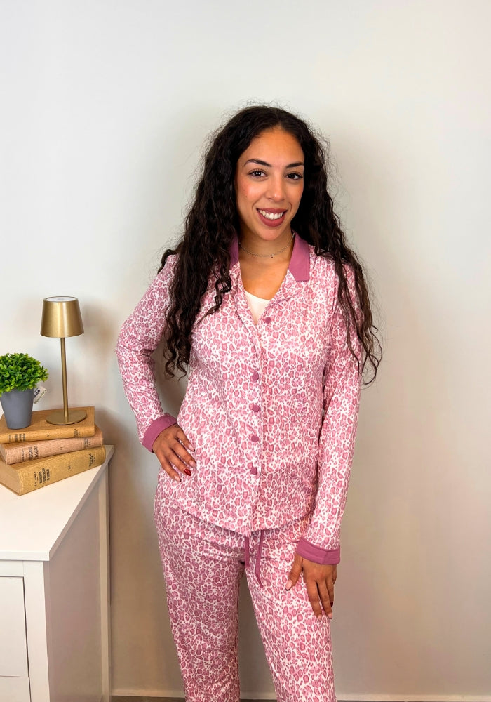 Pijama 3 piezas efecto modal