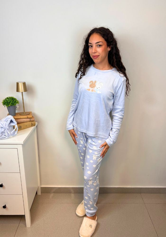 Pijama Microterciopelo con Funda