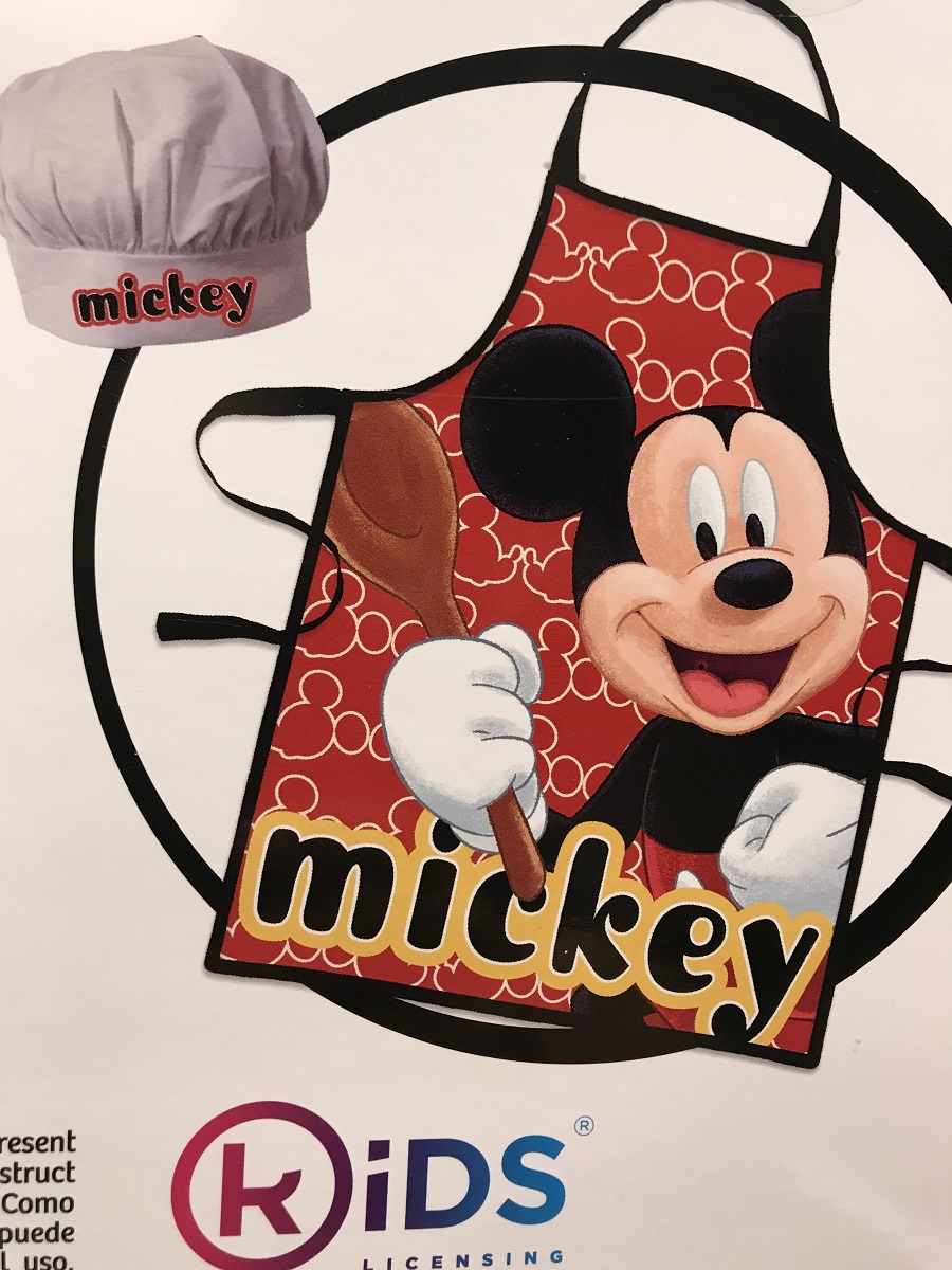 Conjunto infantil delantal y gorro de chef Mickey Mouse, Disney Store